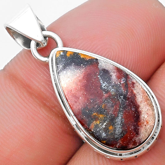 Natural Indian Blanket Jasper Pendant P-1134 SDP127221