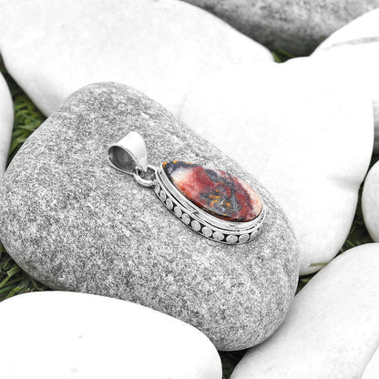 Natural Indian Blanket Jasper Pendant P-1134 SDP127221