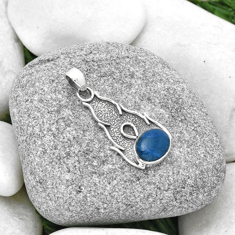 Natural Blue Quartz Pendant P-1400 SDP127264