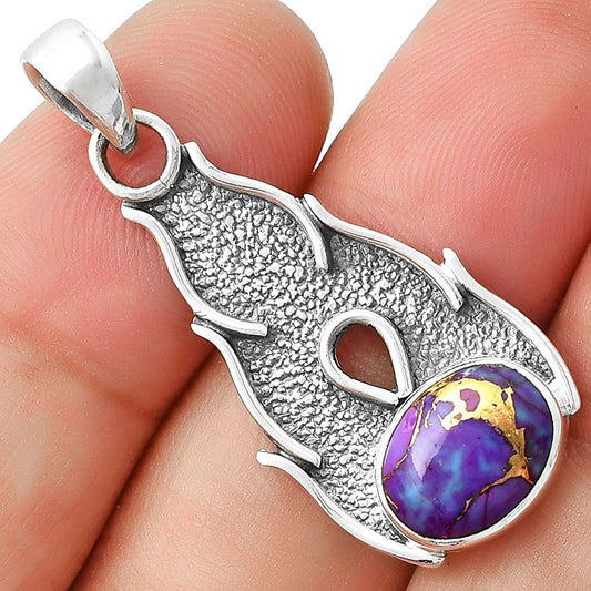 Copper Purple Turquoise - Arizona Pendant P-1400 SDP127265