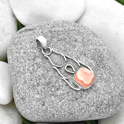 Natural Rhodochrosite Argentina Pendant P-1400 SDP127268