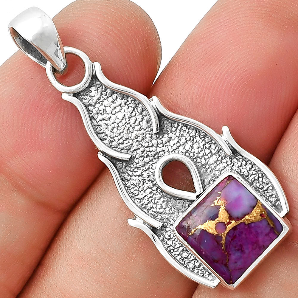 Copper Purple Turquoise - Arizona Pendant P-1400 SDP127270