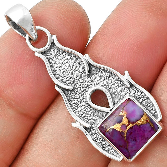 Copper Purple Turquoise - Arizona Pendant P-1400 SDP127270