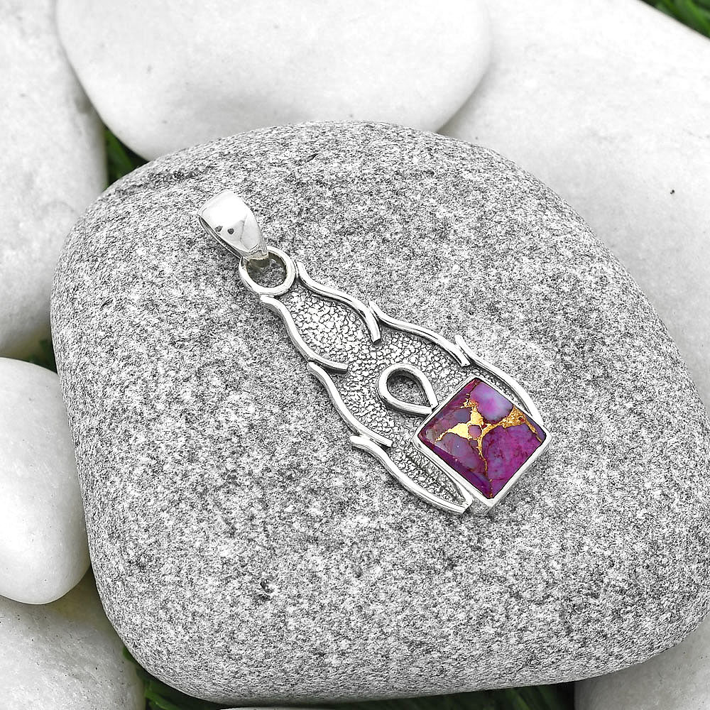Copper Purple Turquoise - Arizona Pendant P-1400 SDP127270
