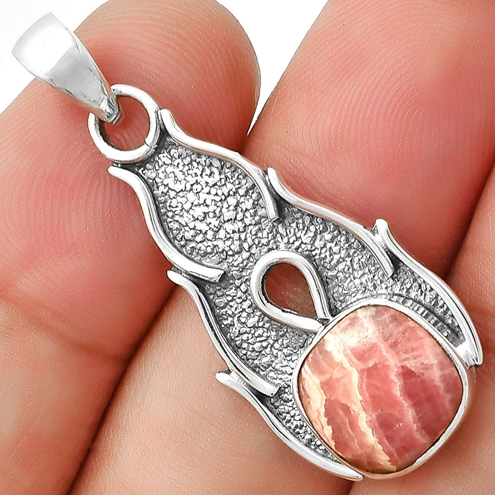 Natural Rhodochrosite Argentina Pendant P-1400 SDP127272