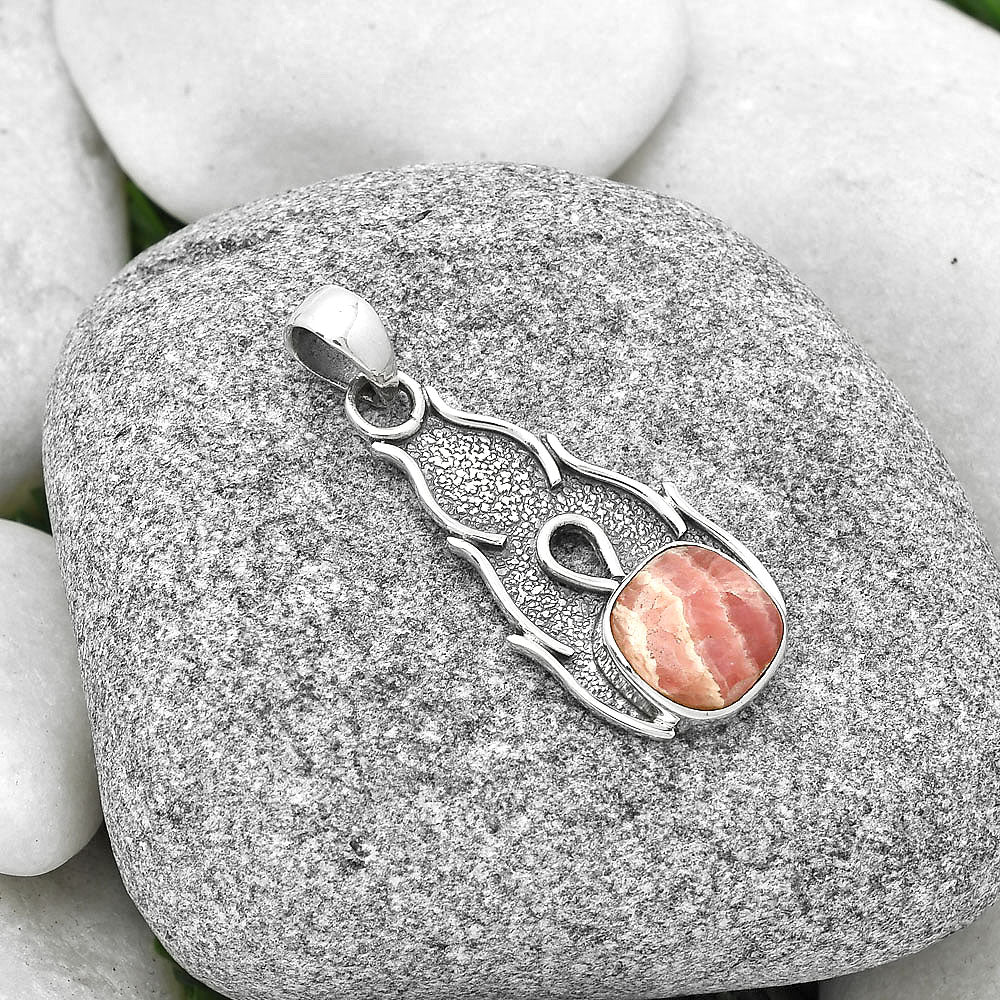 Natural Rhodochrosite Argentina Pendant P-1400 SDP127272