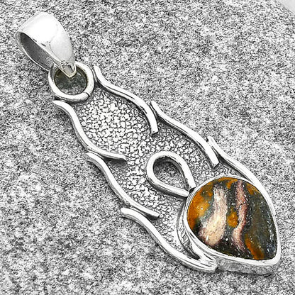 Natural Indian Blanket Jasper Pendant P-1400 SDP127276