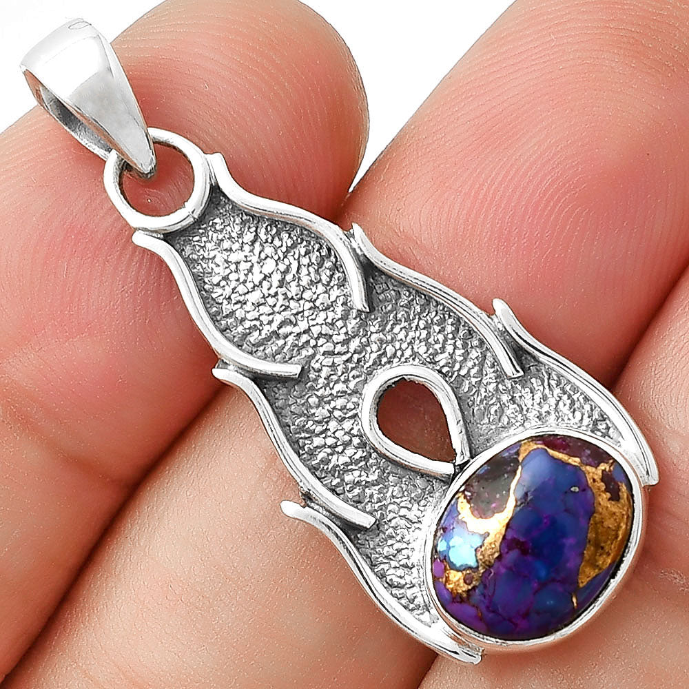 Copper Purple Turquoise - Arizona Pendant P-1400 SDP127289