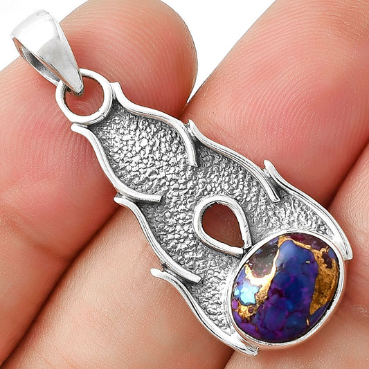 Copper Purple Turquoise - Arizona Pendant P-1400 SDP127289