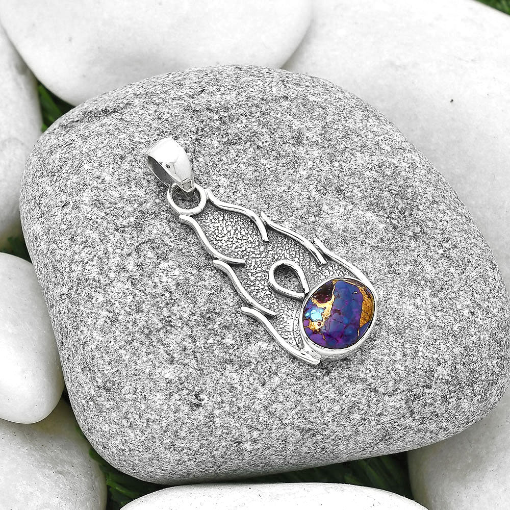 Copper Purple Turquoise - Arizona Pendant P-1400 SDP127289