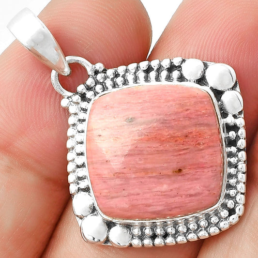 Natural Pink Tulip Quartz Pendant P-1677 SDP127323