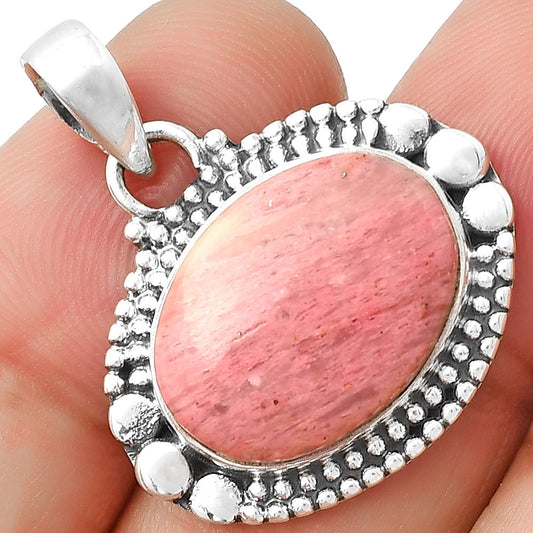 Natural Pink Tulip Quartz Pendant P-1677 SDP127331