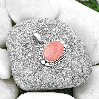 Natural Pink Tulip Quartz Pendant P-1677 SDP127331