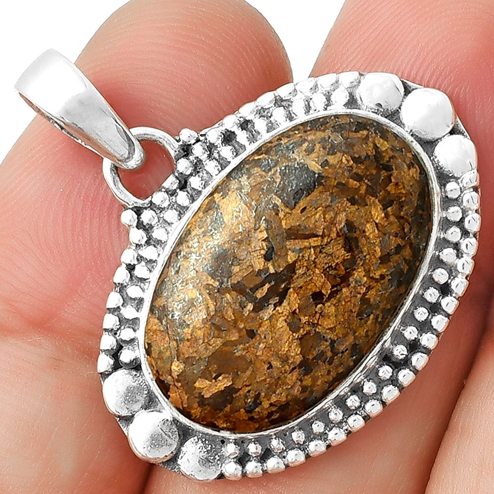 Natural Bronzite Pendant P-1677 SDP127338