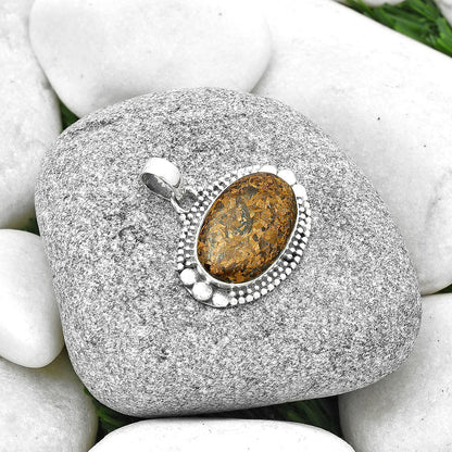 Natural Bronzite Pendant P-1677 SDP127338