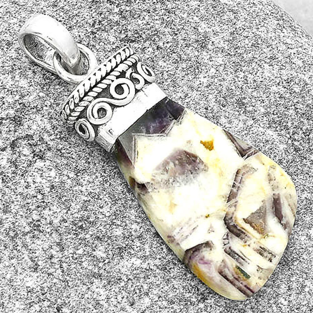 Natural Chevron Amethyst Pendant P-1331 SDP127340