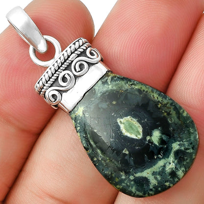 Natural Star Galaxy Jasper Pendant P-1331 SDP127343
