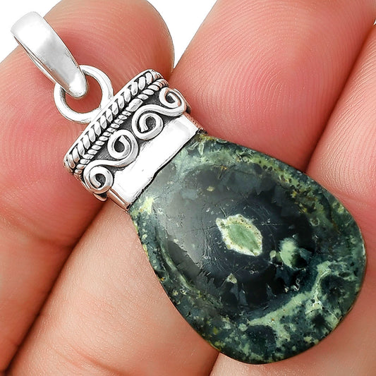 Natural Star Galaxy Jasper Pendant P-1331 SDP127343