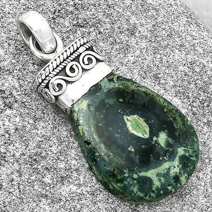 Natural Star Galaxy Jasper Pendant P-1331 SDP127343