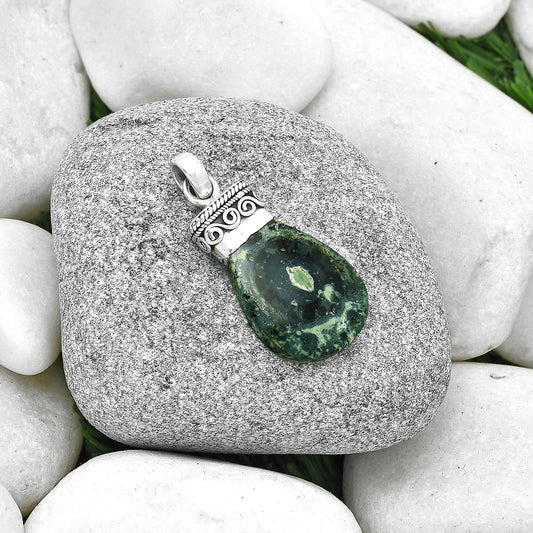 Natural Star Galaxy Jasper Pendant P-1331 SDP127343