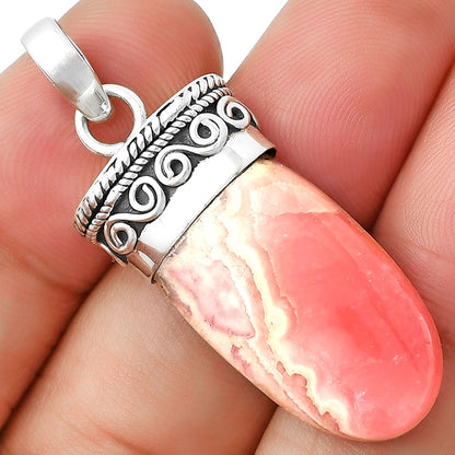 Natural Rhodochrosite Argentina Pendant P-1331 SDP127345