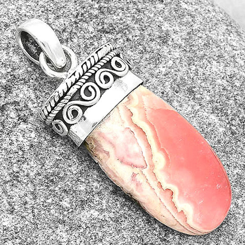 Natural Rhodochrosite Argentina Pendant P-1331 SDP127345