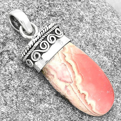 Natural Rhodochrosite Argentina Pendant P-1331 SDP127345