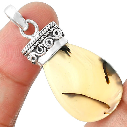 Natural Montana Agate - USA Pendant P-1331 SDP127361