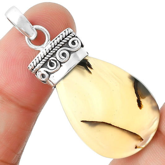 Natural Montana Agate - USA Pendant P-1331 SDP127361