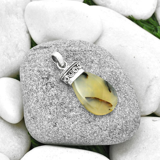 Natural Montana Agate - USA Pendant P-1331 SDP127361