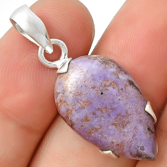 Natural Lavender Jade Pendant P-1548 SDP127456