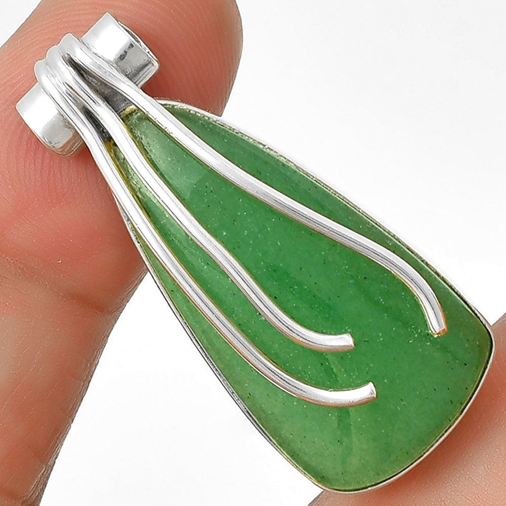 Natural Green Aventurine Pendant P-1675 SDP127467