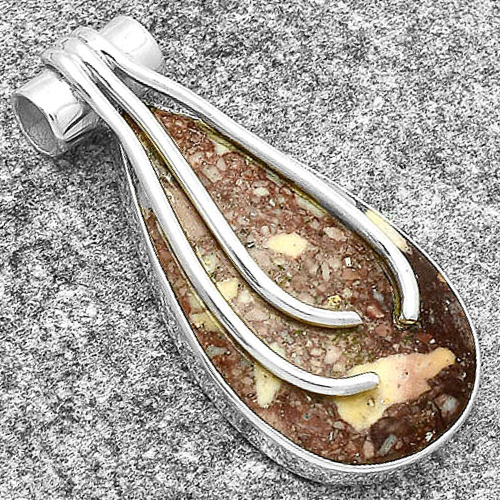 Natural Wild Horse Jasper Pendant P-1675 SDP127475