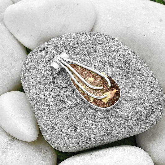 Natural Wild Horse Jasper Pendant P-1675 SDP127475