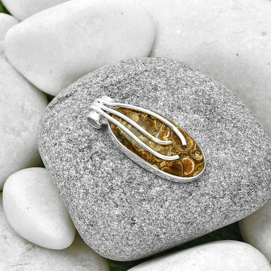 Natural Turtella Jasper - USA Pendant P-1675 SDP127480