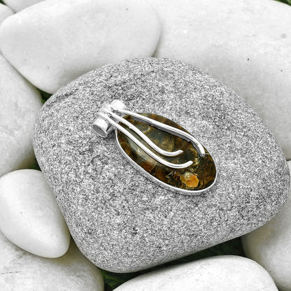 Natural Turtella Jasper - USA Pendant P-1675 SDP127482