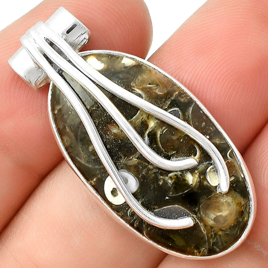 Natural Turtella Jasper - USA Pendant P-1675 SDP127487