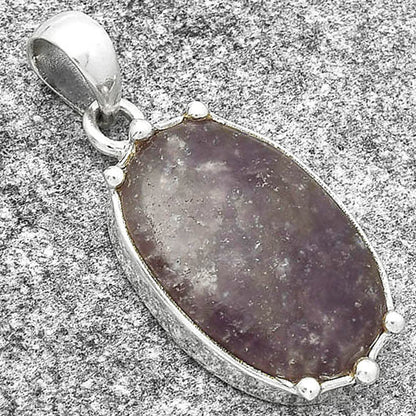 Natural Purple Lepidolite Pendant P-1349 SDP127519