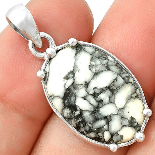 Natural Pinolith Stone Pendant P-1349 SDP127522