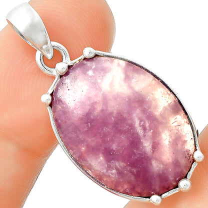 Natural Purple Lepidolite Pendant P-1349 SDP127523
