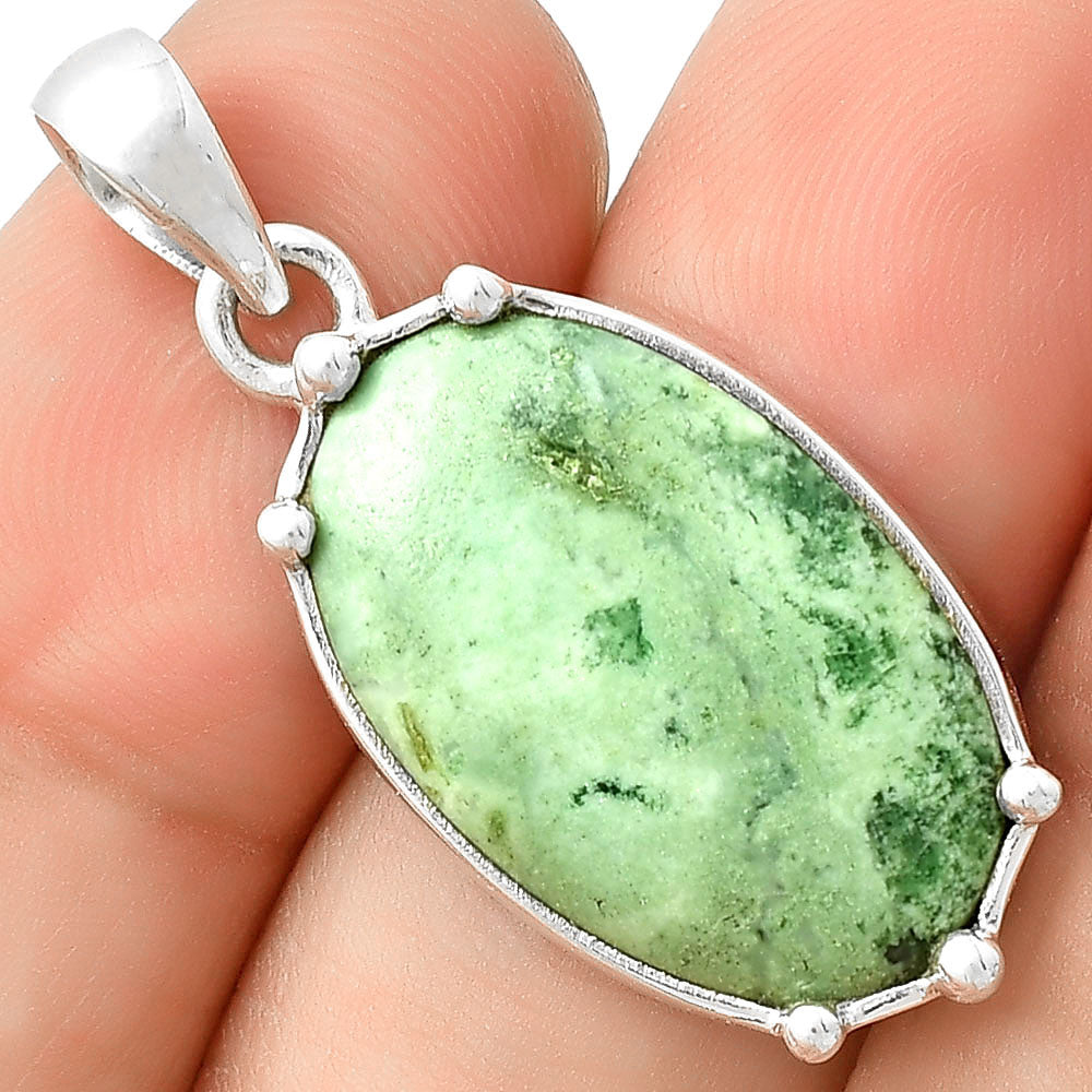Natural Larsonite Jasper Pendant P-1349 SDP127524