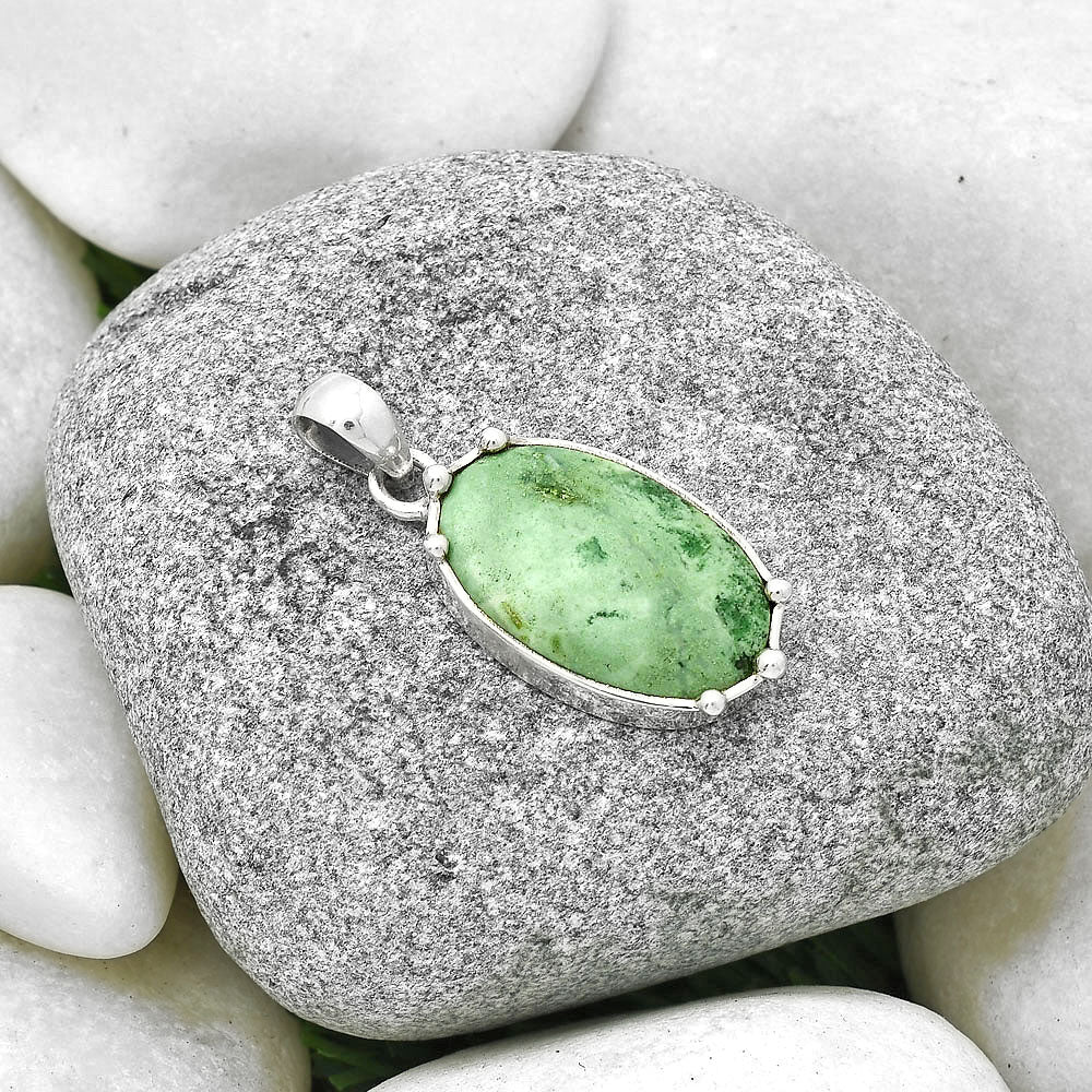 Natural Larsonite Jasper Pendant P-1349 SDP127524