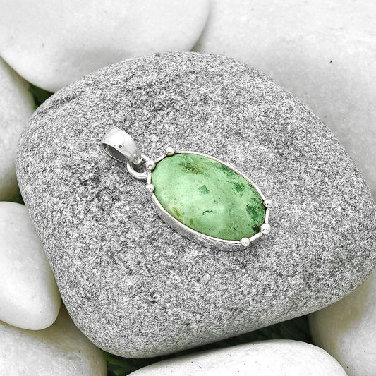 Natural Larsonite Jasper Pendant P-1349 SDP127524