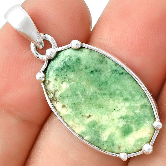 Natural Larsonite Jasper Pendant P-1349 SDP127529
