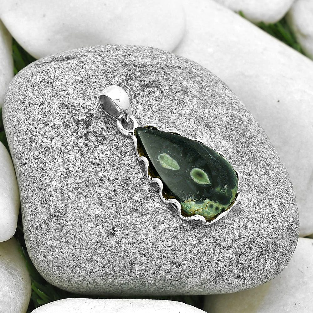 Natural Star Galaxy Jasper Pendant P-1624 SDP127550