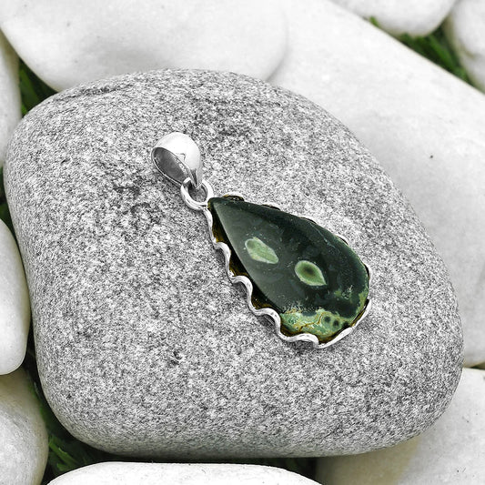 Natural Star Galaxy Jasper Pendant P-1624 SDP127550