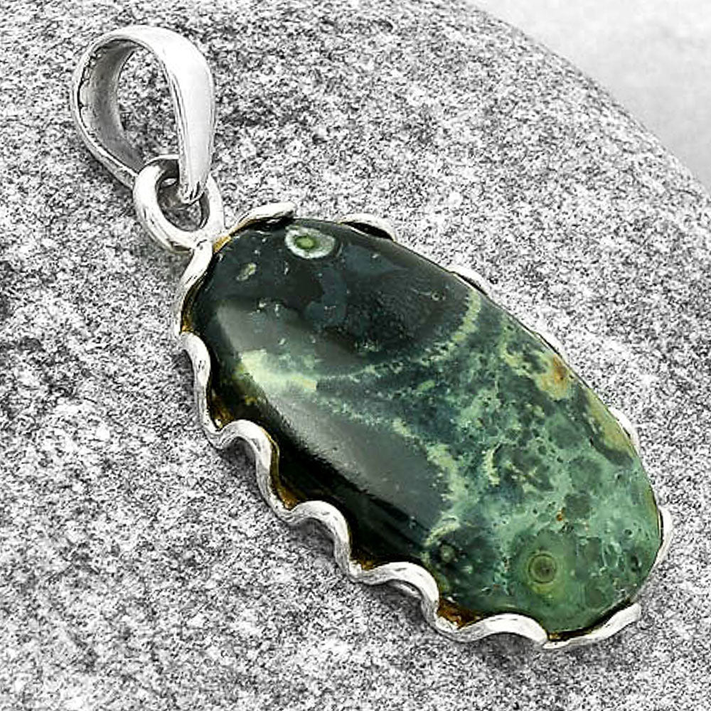 Natural Star Galaxy Jasper Pendant P-1624 SDP127560