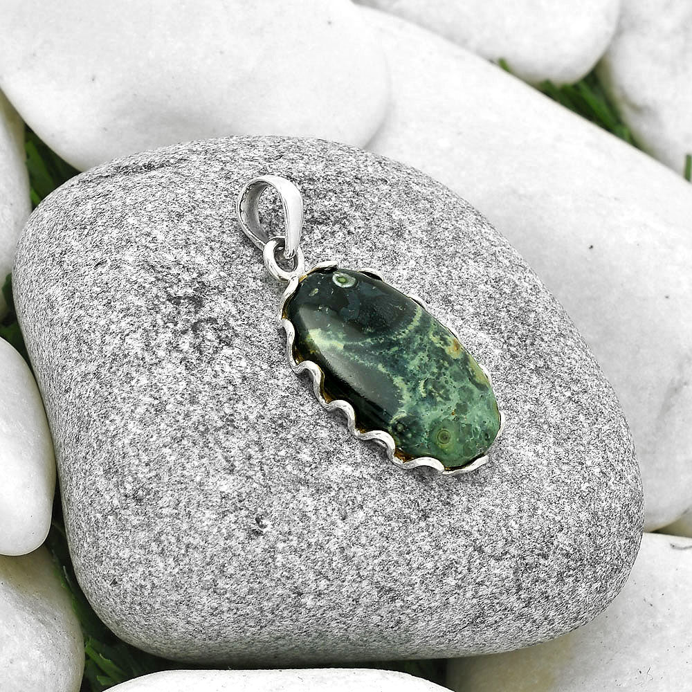 Natural Star Galaxy Jasper Pendant P-1624 SDP127560