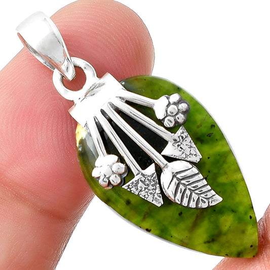 Natural Chrome Chalcedony Pendant P-1647 SDP127578