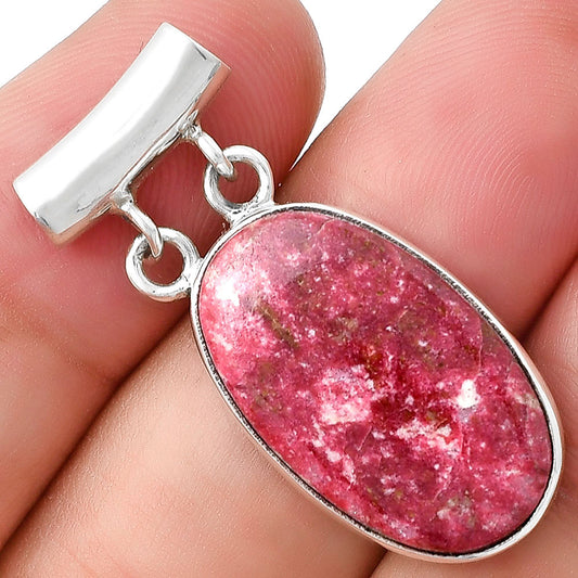 Natural Pink Thulite - Norway Pendant P-1198 SDP127663